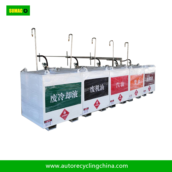 What are the acceptance criteria for paint fuel storage tank