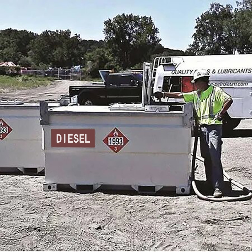 What are the lightning protection measures for gasoline storage tanks