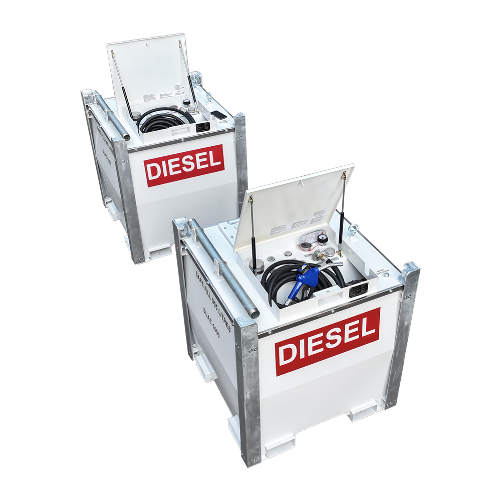 How do storage fuel tanks prevent the growth of microorganisms