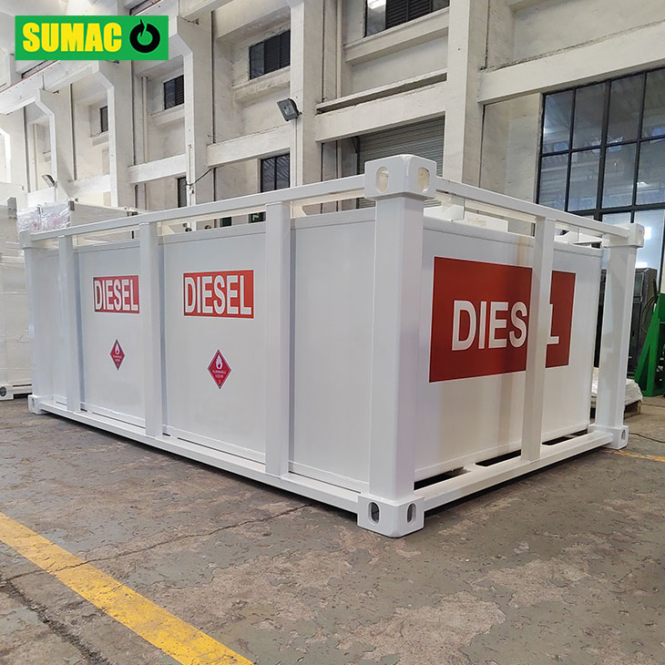 How does the pressure relief device of a steel fuel tank prevent explosion risks