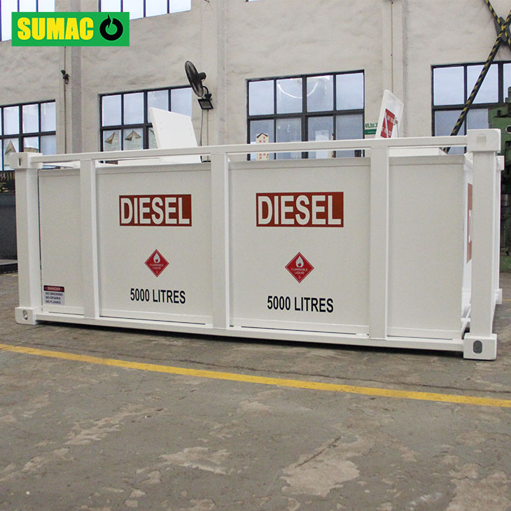 What materials are used for constructing storage oil tanks