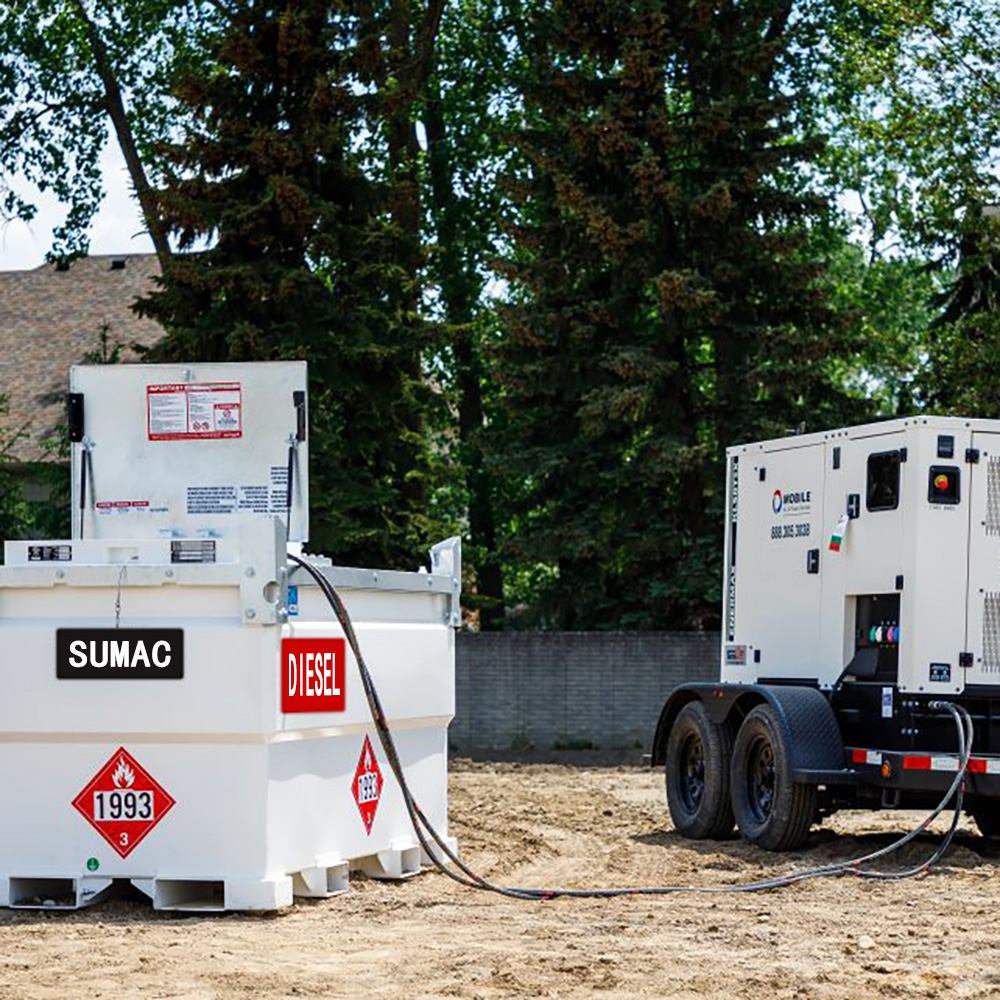 How do diesel transfer tanks ensure safety