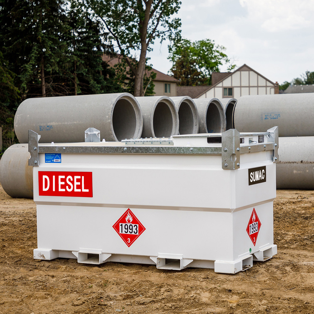 How to maintain double wall waste oil tank during long-term idle storage