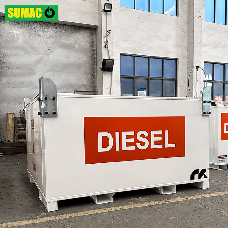 How stable is horizontal waste oil storage tank
