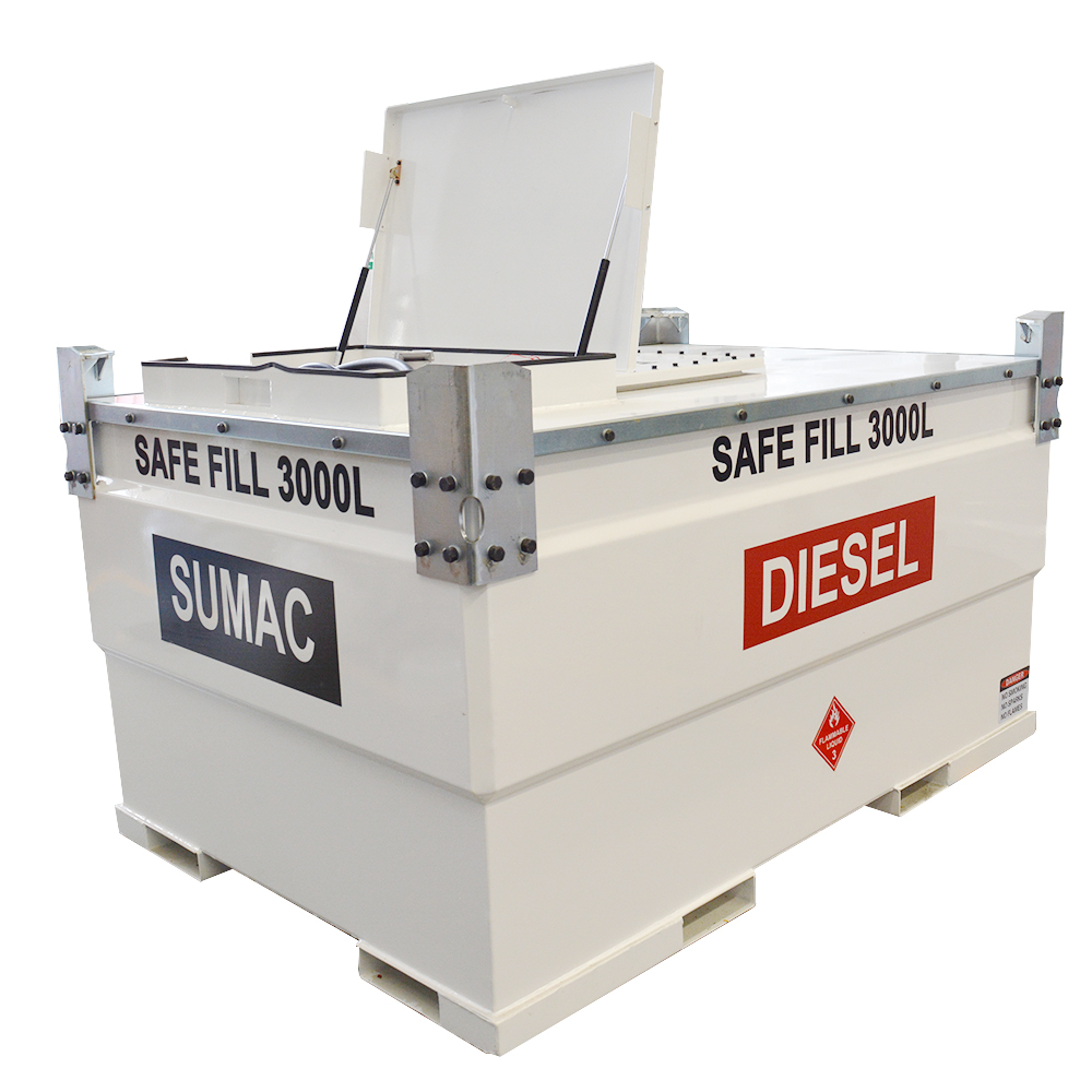 How to install a steel bunded diesel tank correctly