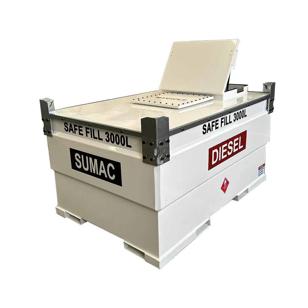 Why choose steel material for bunded diesel storage tank