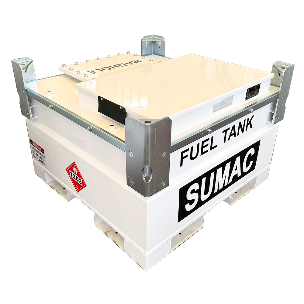 What maximum temperature can a steel diesel fuel storage tank withstand