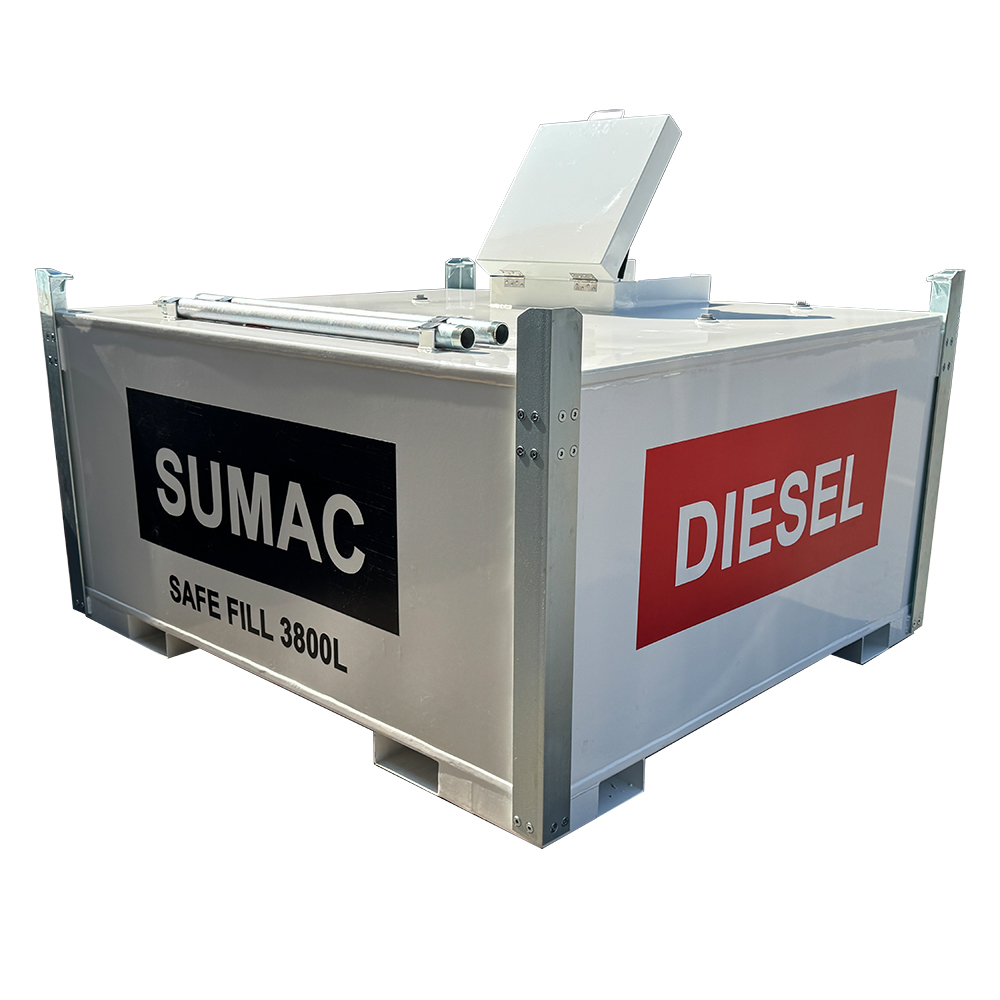 How is the anti-corrosion coating applied to a double wall fuel tank
