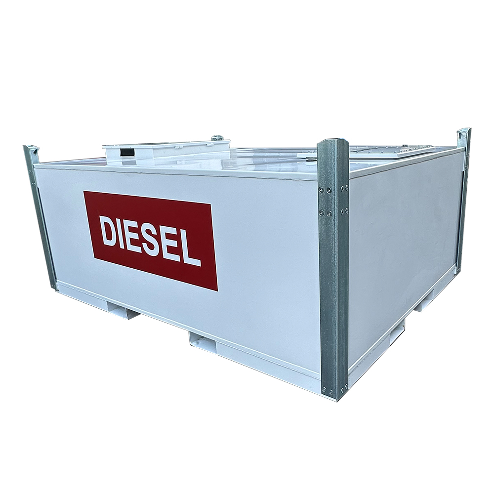 Do portable diesel tanks have anti-slip features on the bottom