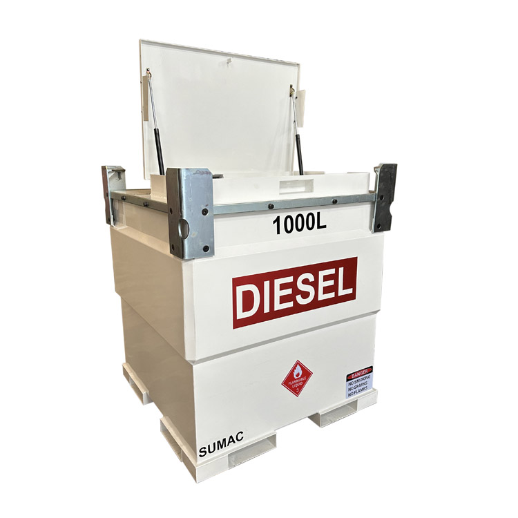 How do I replace an aging hose on a portable diesel tank