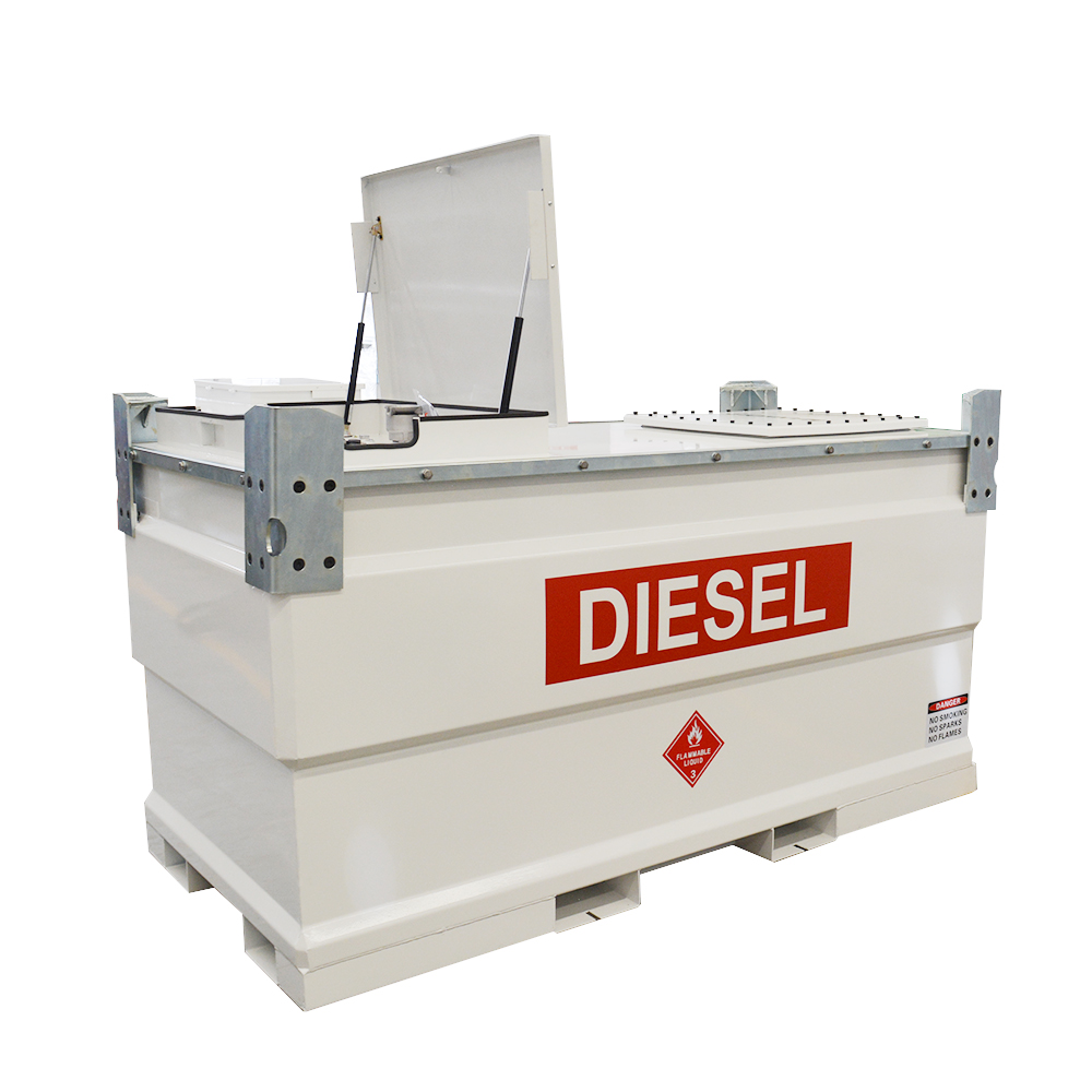 How do underground diesel storage tanks prevent soil contamination