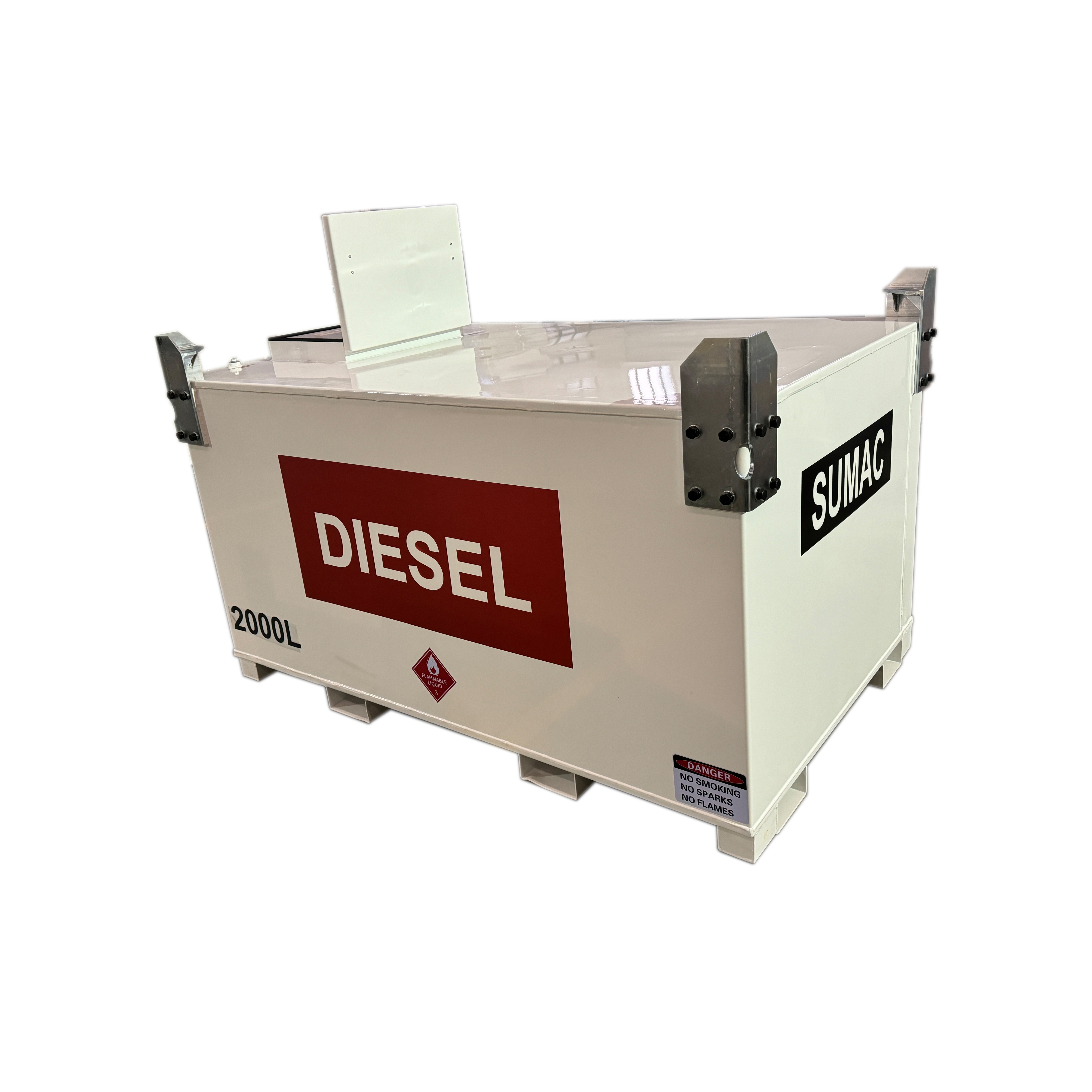 How often should lightning protection facilities on diesel storage tanks be inspected