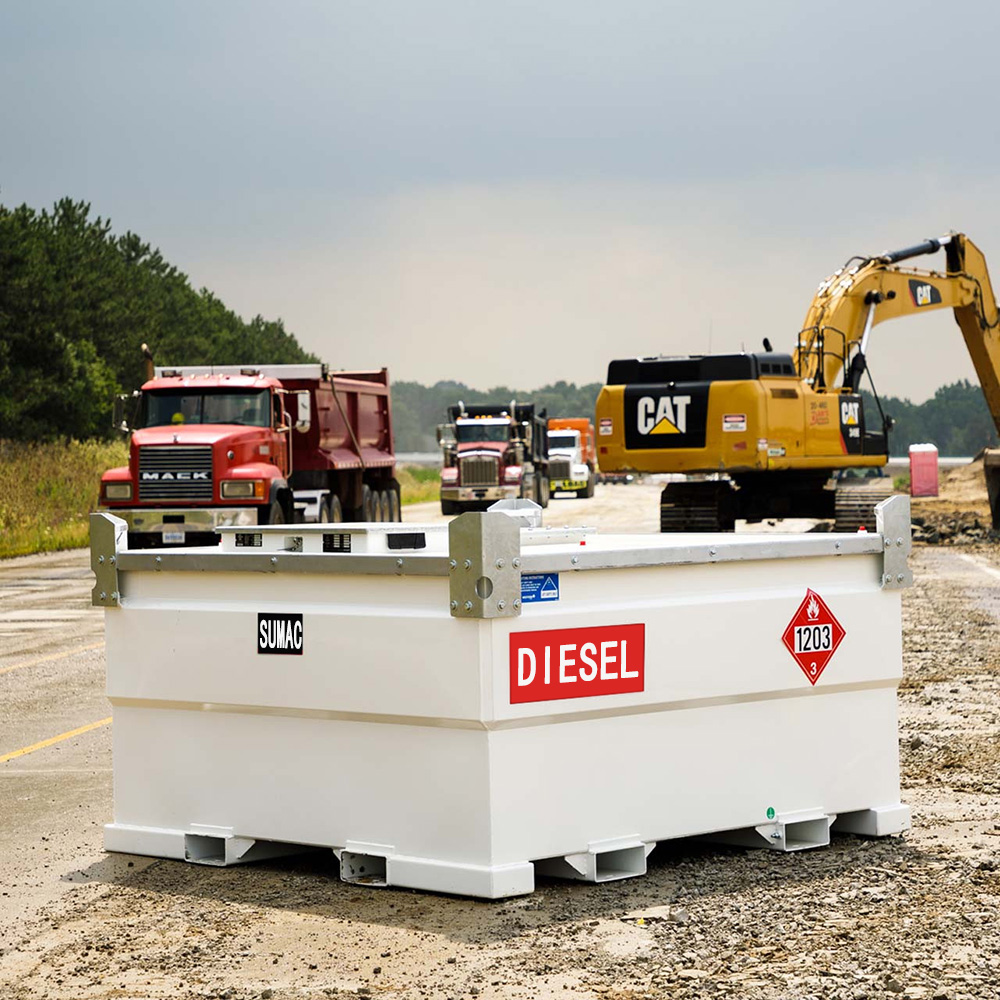 What are the signs of structural failure in a gasoline storage tank