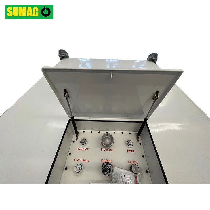 How do you check the condition of a Transcube tank