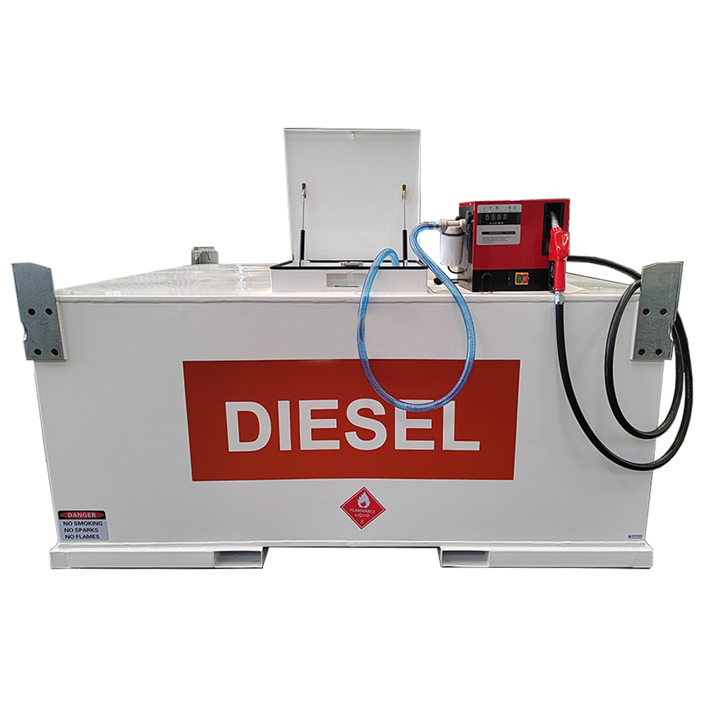 How do you vent a portable diesel tank