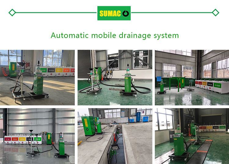 Automatic mobile drainage system