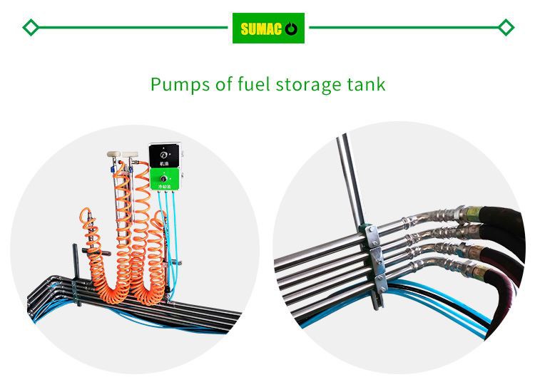 Pumps of fuel storage tank