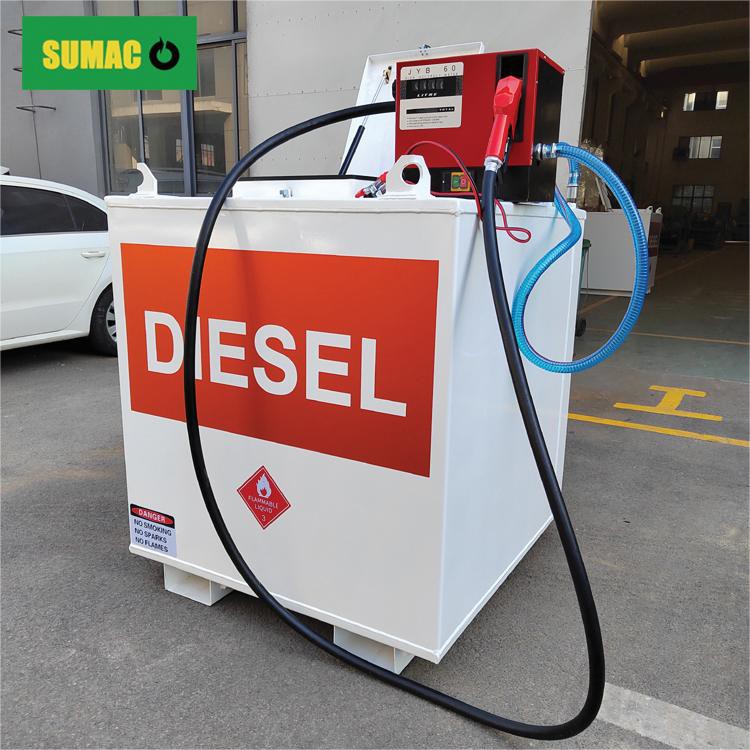 Diesel tank with pump 1 -