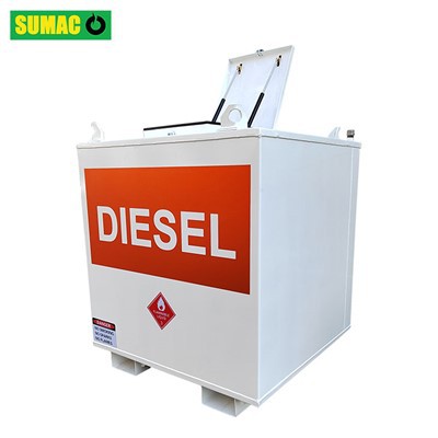 Double Wall Carbon Steel Self Bunded 1000 Liter Diesel Fuel Oil Cube Tank