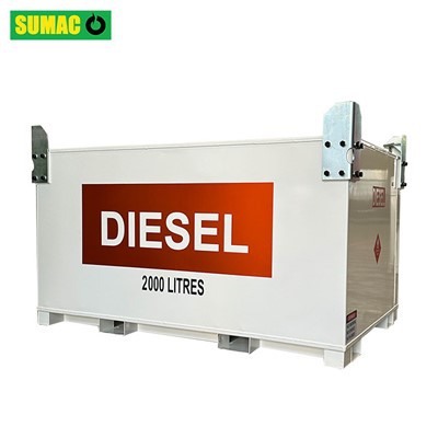 Double Walled Carbon Steel Petrol Diesel Fuel Trans Cube Tank