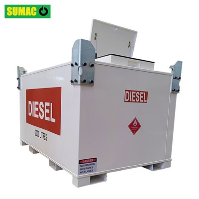 Double Walled Steel Self Bunded Oil Fuel Diesel Storage Petrol Cube Tank