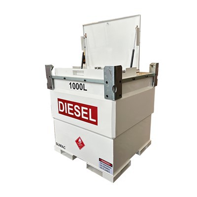 Double Walled Steel Bunded Diesel Fuel Cube Tank