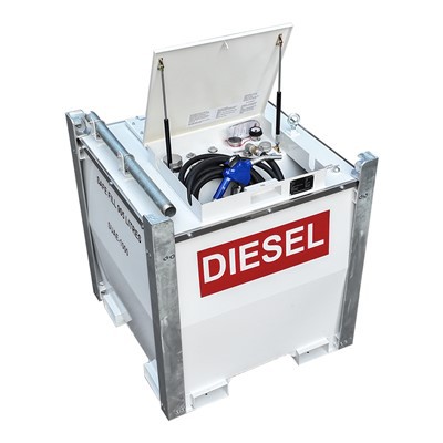 Sumac Chemical Storage Equipment 2000l Diesel Fuelcube 1000 Liter Transfer Portable Mobile Gas Oil Tank With Pump Kit