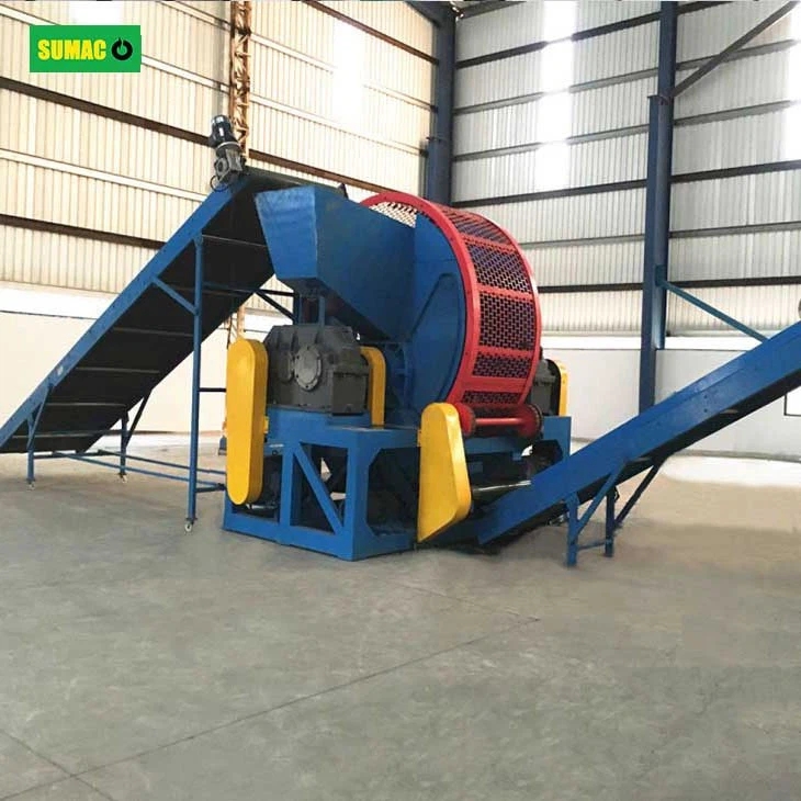 Tire Shredder Equipment Project in India
